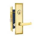 Marks New Yorker Polished Brass Right Hand Mortise Lock Lever Vestibule Function Always Locked Stor MRK-9NY92DW-3-RH